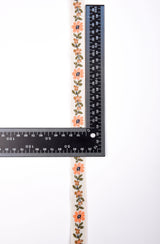 20mm Floral Boho Pattern Woven Webbing Trim