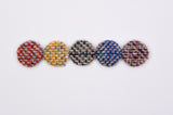 Multicolor Tweed Shank Buttons -#12