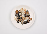 Gold Filigree Resin Buttons - #27