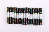 13mm Ethnic Boho Floral Jacquard Woven Webbing Trim