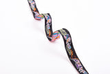 13mm Ethnic Boho Floral Jacquard Woven Webbing Trim