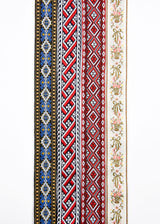 32mm Ethnic Boho Jacquard Woven Webbing Trim
