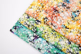 Bamboo Viscose Blend Stretch Woven Fabric – Vibrant Mosaic Print - 7068/5668