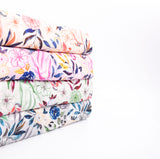 Bamboo Viscose Blend Stretch Woven Fabric – Mixed Botanical Sprigs Print - 7068/0265