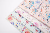 Bamboo Viscose Blend Stretch Woven Fabric – Watercolour Eucalyptus Print 7068/1444