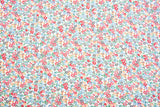 Bamboo Viscose Blend Stretch Woven Fabric – Ditsy Small Floral Print - 7068/7024