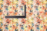 Bamboo Viscose Blend Stretch Woven Fabric – Vibrant Mosaic Print - 7068/5668