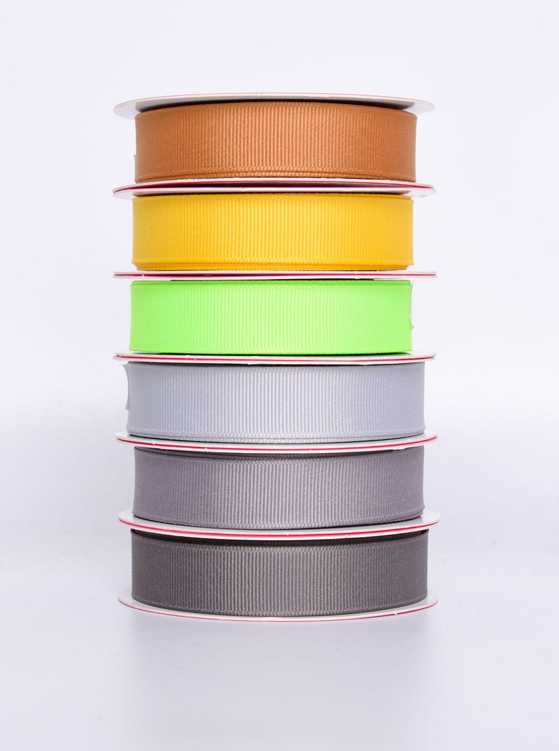 Grosgrain Ribbon - 16mm, 25mm, 38mm (10 yards roll) - G.k Fashion Fabrics