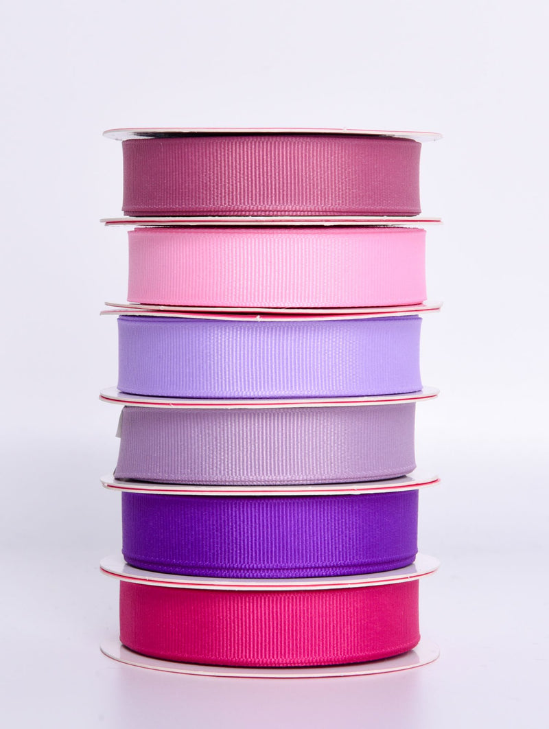 Grosgrain Ribbon - 16mm, 25mm, 38mm (10 yards roll) - G.k Fashion Fabrics