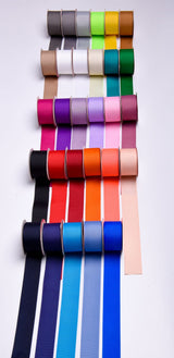 Grosgrain Ribbon - 16mm, 25mm, 38mm (10 yards roll) - G.k Fashion Fabrics