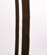 Cotton Sp Ribbed Knit Collar Neckband – 35 mm Striped Trim
