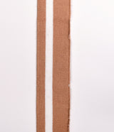 Cotton Sp Ribbed Knit Collar Neckband – 35 mm Striped Trim