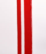 Cotton Sp Ribbed Knit Collar Neckband – 35 mm Striped Trim