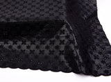 PU Leather Eyelet  Embroidery fabric
