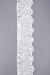 Scalloped Cotton Embroidery Lace Trim – 4