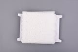 Scalloped Floral Eyelet Cotton Embroidery Trim - 2