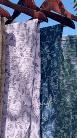 Cotton Double Gauze Vintage Floral Print