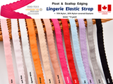 Lingerie Elastic Strap / Picot & Scallop Edging