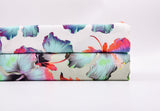 23 Momme Stretch Bamboo Silk Blend Fabric – Tropical Hibiscus Floral Print - 7247