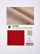 7oz Enzyme Washed Linen Fabric -7764/6523