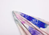 23 Momme Stretch Bamboo Silk Blend Fabric – Watercolor Tie-Dye Print - 7247