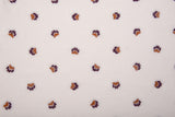 Embroidered Plush Sherpa Fleece Fabric -8055