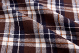 100% Cotton Brushed Yarn Dyed Plaid Prewashed Fabric Combed And Mercerised