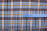 100% Cotton Brushed Yarn Dyed Plaid Prewashed Fabric Combed And Mercerised