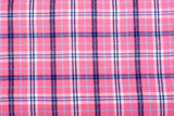 100% Cotton Brushed Yarn Dyed Plaid Prewashed Fabric Combed And Mercerised