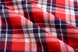 100% Cotton Brushed Yarn Dyed Plaid Prewashed Fabric Combed And Mercerised