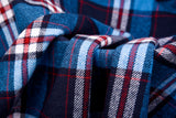 100% Cotton Brushed Yarn Dyed Plaid Prewashed Fabric Combed And Mercerised