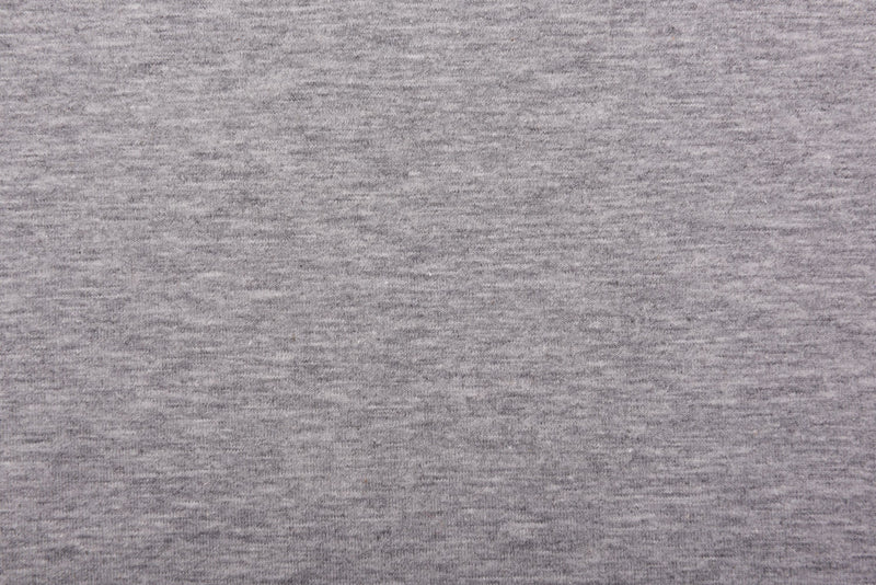 White Mélange Knit Fourway Single Jersey Lycra Fabric - G.k Fashion Fabrics