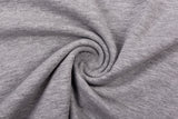 White Mélange Knit Fourway Single Jersey Lycra Fabric - G.k Fashion Fabrics