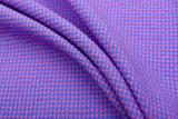 Premium Micro Seersucker Gingham Check Fabric -8153