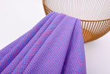 Premium Micro Seersucker Gingham Check Fabric -8153