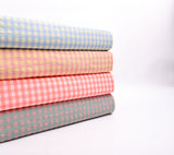 Premium Medium Seersucker Gingham Check Fabric – 8152