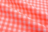 Premium Medium Seersucker Gingham Check Fabric – 8152