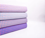 Premium Medium Seersucker Gingham Check Fabric – 8152