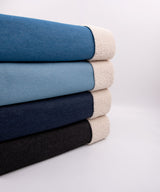 19.oz Denim Teddy Sherpa Bonded Double Faced Fabric