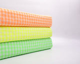 Premium Medium Seersucker Gingham Check Fabric – 8152
