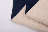 19.oz Denim Teddy Sherpa Bonded Double Faced Fabric