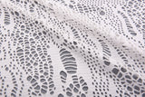 Tull Lace Eyelet Tunic Crochet Knitted Fabric