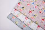 100% Cotton Loom Line+ Watercolor Floral Print Fabric – 1400