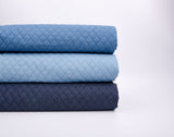 Quilted Denim Embroidery Fabric