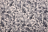 100% Cotton Loom Line Woodland Leaf & Berry Print Fabric - 8344