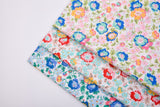 100% Cotton Loom Line Watercolor Meadow Print Fabric - 8357