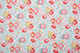 100% Cotton Loom Line Watercolor Meadow Print Fabric - 8357