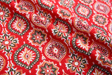 100% Cotton Loom Line Medallion Block Print Fabric - 8295