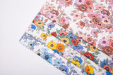 100% Cotton Loom Line Poppy-Flowered Anemone Pattern Print Fabric - 8380