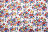 100% Cotton Loom Line Poppy-Flowered Anemone Pattern Print Fabric - 8380